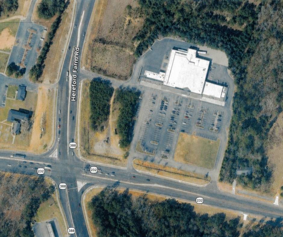 F&M Bank Evans Branch Aerial